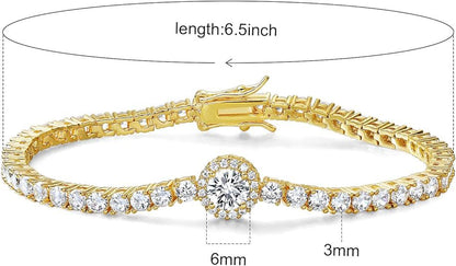 Classic 18K Tennis Bracelet