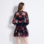 Floral Print Short Dress