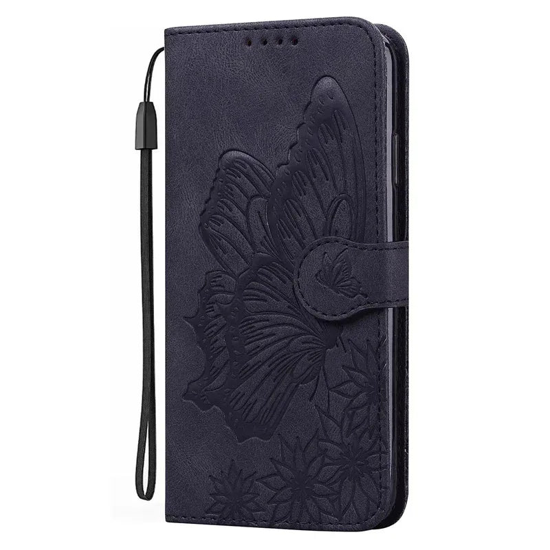 Bowknot Embossed Leather iPhone Case - Viexta