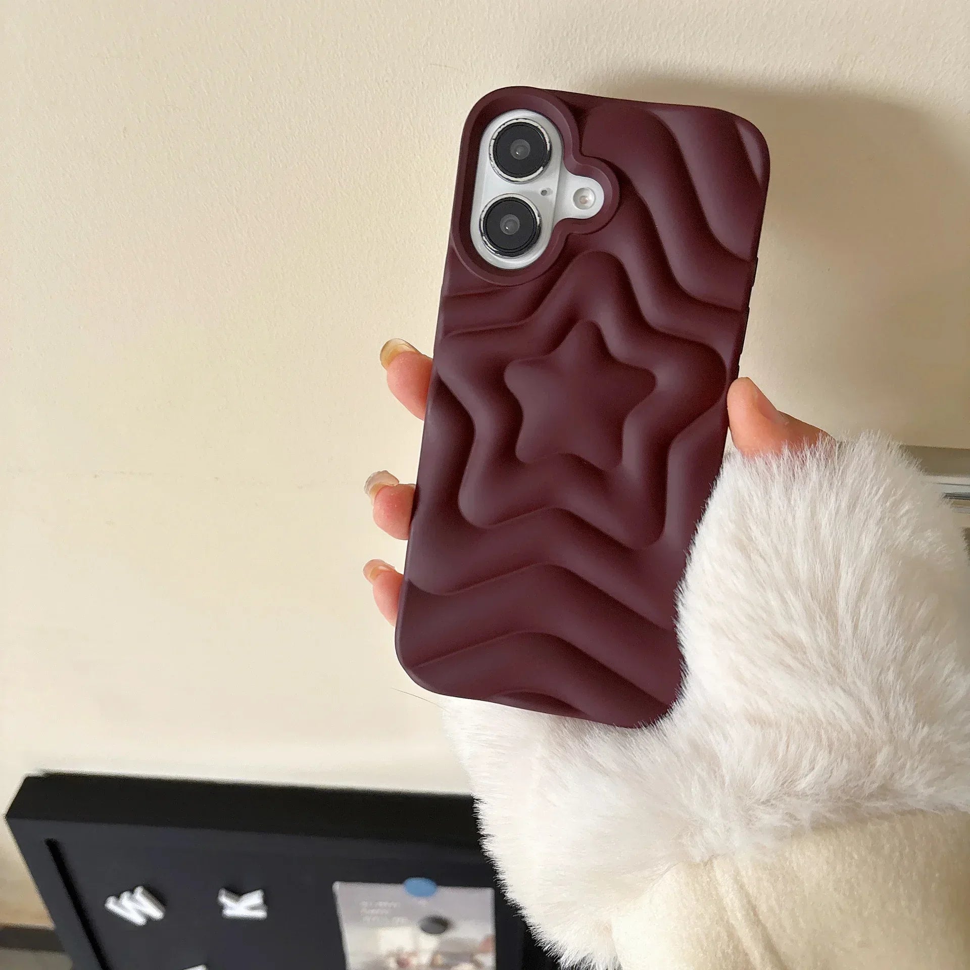 Three-dimensional Solid Color iPhone case - Viexta