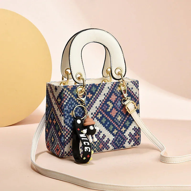 Canvas Fashion Crossbody Bag - Viexta