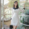 A- Line French Lace Dress Women - Viexta