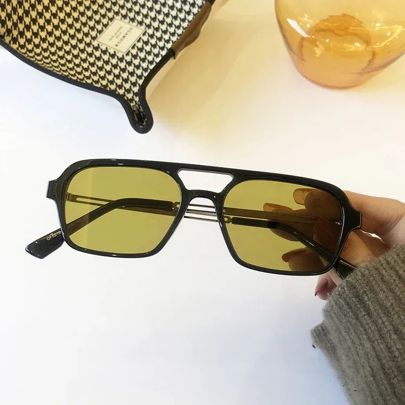 Olive Green Pilot Sunglasses - Viexta