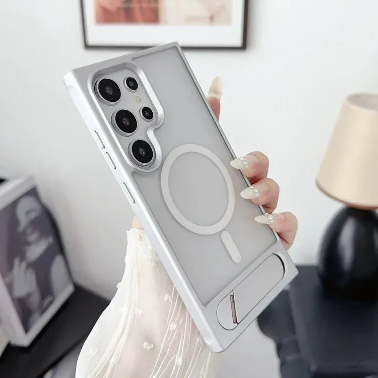 Folding Metal Bracket Samsung Phone Case - Viexta