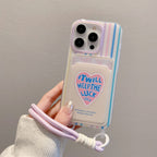 Cartoon Lanyard iPhone Case