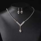 Zircon Water Drop Necklace - Viexta