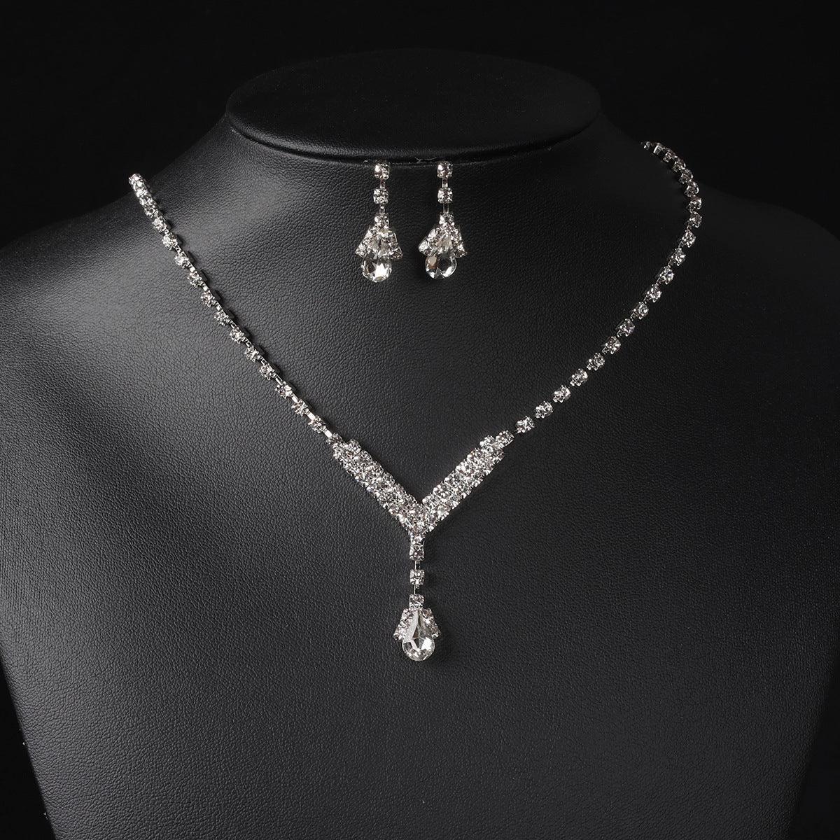 Zircon Water Drop Necklace - Viexta