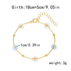 Women's Korean-style Fresh Flower Pearl Bracelet - Viexta