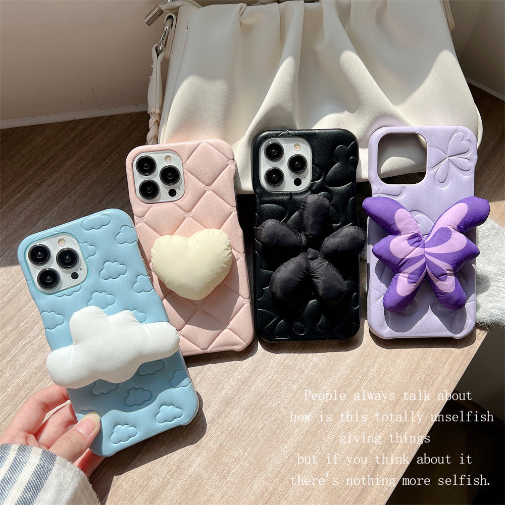 Three-dimensional Cartoon Autumn iPhone Case