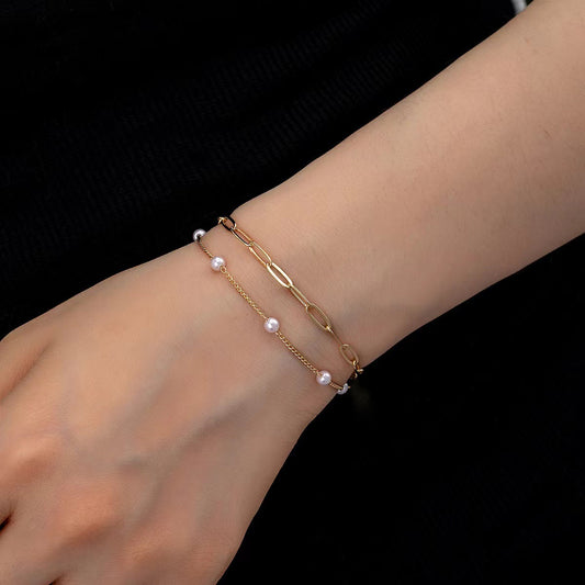 Double-layer Pearl Bracelet