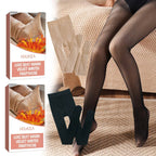 Thermal Pantyhose Fleece-lined Thickened Anti-snagging One-piece Trousers - Viexta