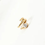 snake-multi-layer-titanium-steel-plating-ring - Viexta