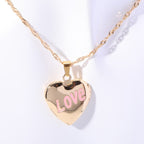 Shell Titanium Steel Album Necklace