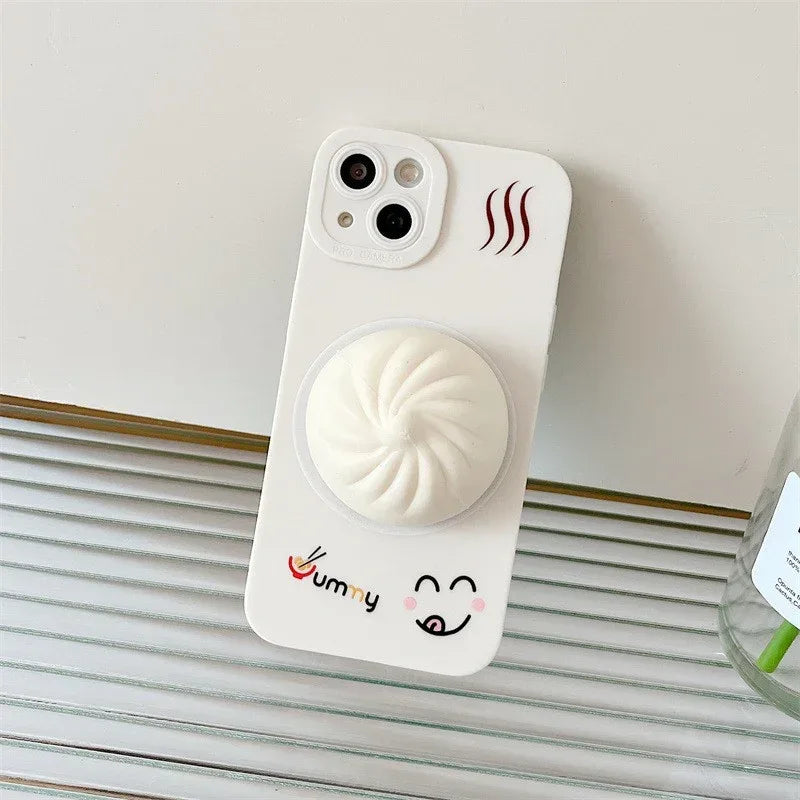 hamburger-decompression-squeezing-toy-iphone-case - Viexta