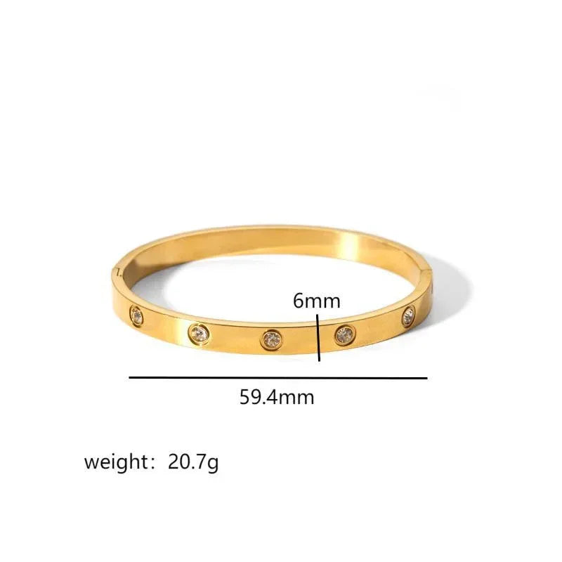 Titanium Steel Bracelet Six-pointed Star Buckle - Viexta
