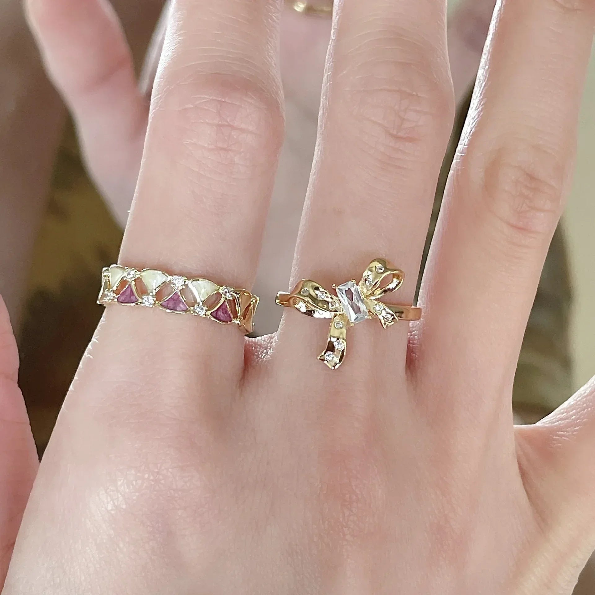 Stainless Steel Princess Rings - Viexta