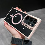 Magnetic Lens Metal Bracket Samsung Phone Case - Viexta