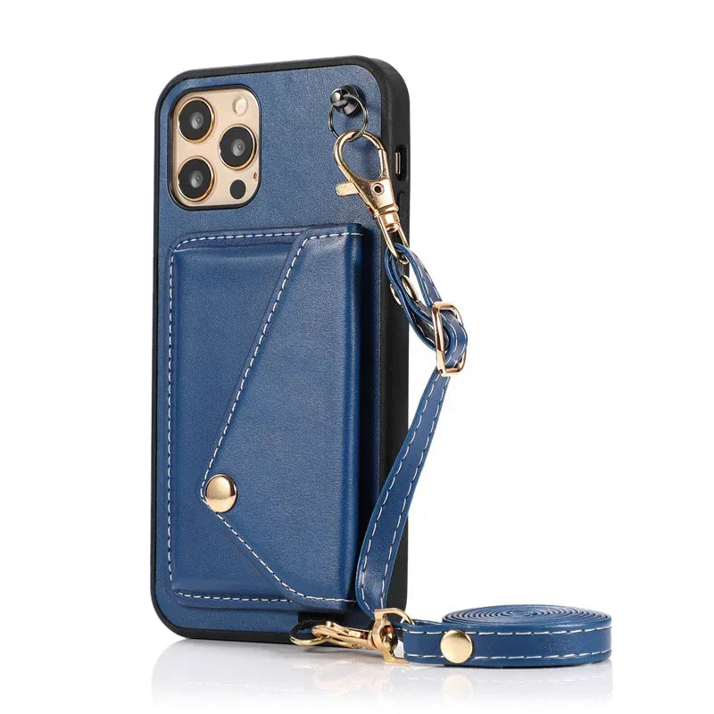 Leather Crossbody IPhone Case - Viexta