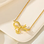 Bow Gang Drill Necklace - Viexta