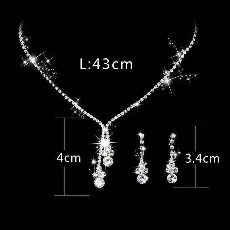 Zircon Water Drop Necklace - Viexta