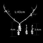 Zircon Water Drop Necklace - Viexta