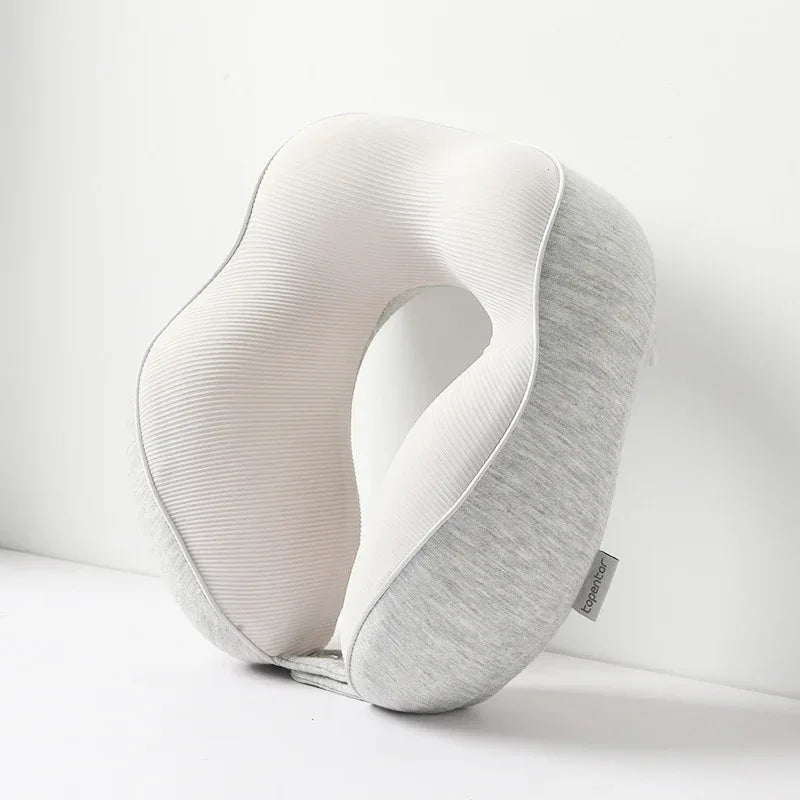 Memory Cotton U-shaped Pillow Removable And Washable For Travel - Viexta