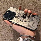 Structure Analysis Heart Tide Drop-resistant iPhone Case