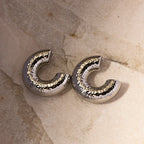 Stainless Steel Curvy Niche Hoops - Viexta