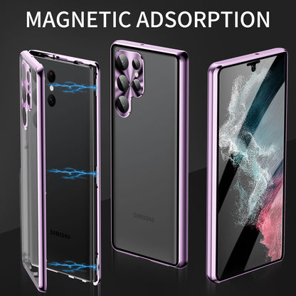 S24Ultra Peep-proof Magnetic Mirror Phone Case