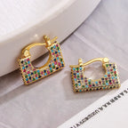 gold-plated-zircon-earrings-for-women - Viexta
