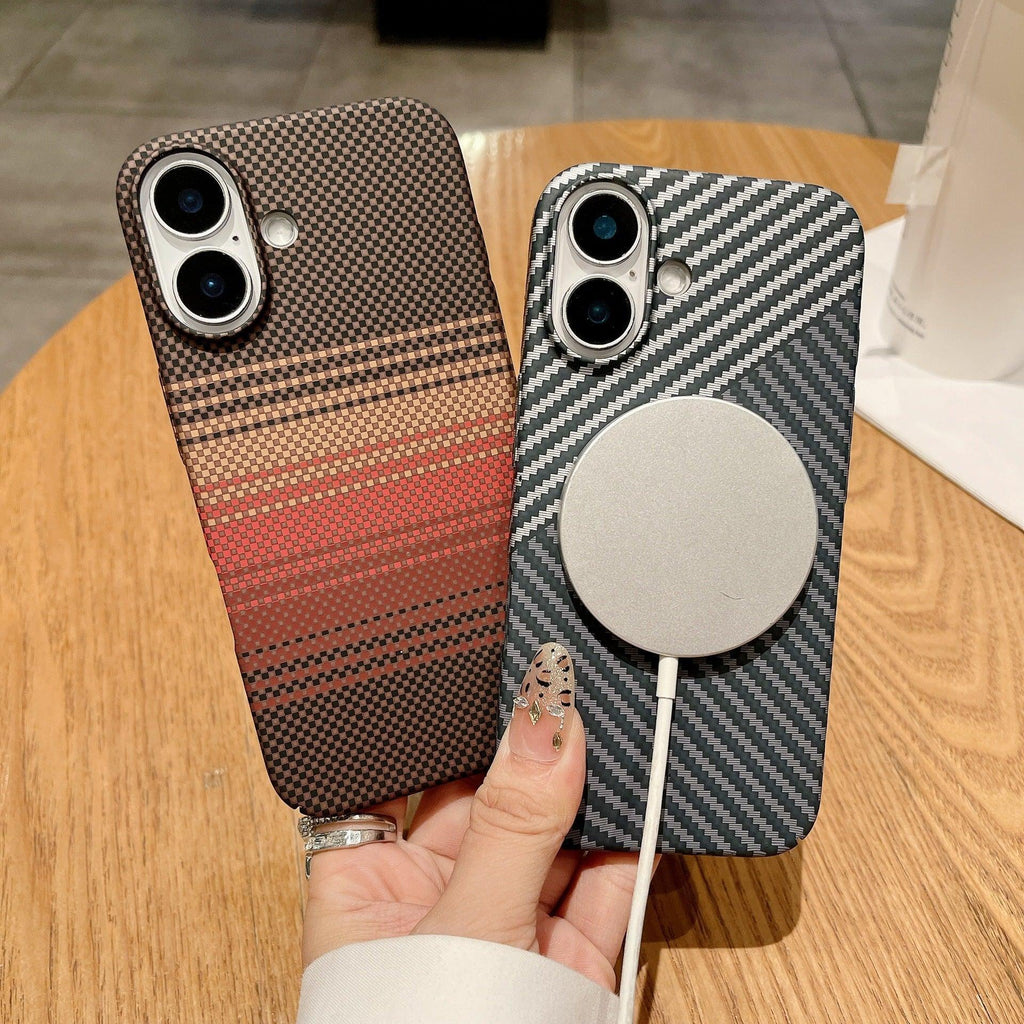 Carbon Fiber Magnetic iPhone Case - Viexta