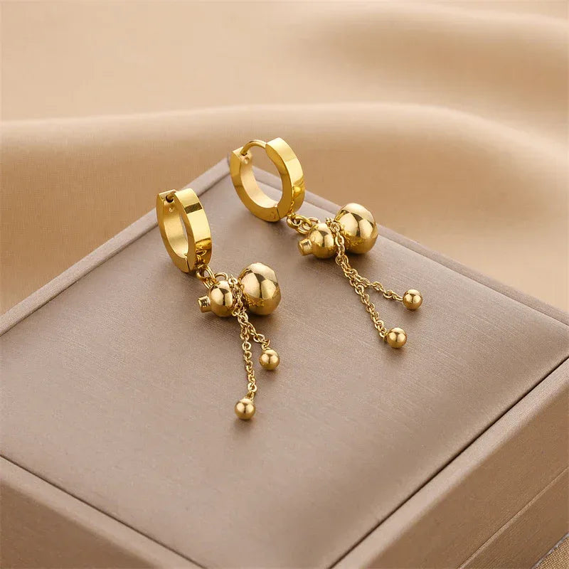 18k Trendy Hoops - Viexta