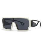 Square Fashion Large Rim Vintage Sunglasses - Viexta