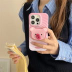 Blooming Rotary Magnetic Adhesive Bracket iPhone Case - Viexta
