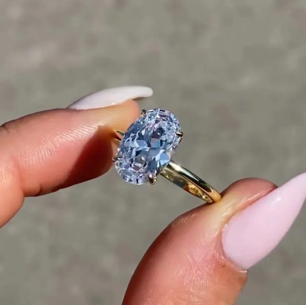Wedding Luxury Oval Zircon Ring - Viexta