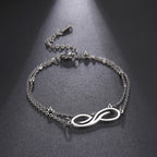 bohemian-infinite-stainless-steel-double-layer-anklet