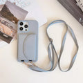 Card Holder Lanyard Litchi Sling Shoulder IPhone Case - Viexta