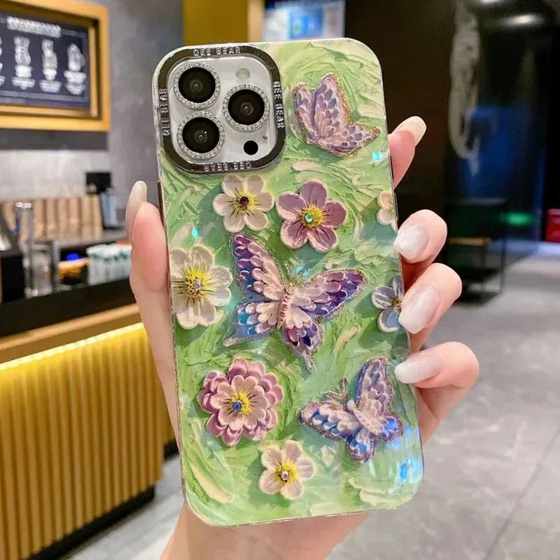 rhinestone-lens-protector-drop-resistant-iphone-case - Viexta