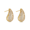 Zirconium Water Drop-shaped Earrings - Viexta