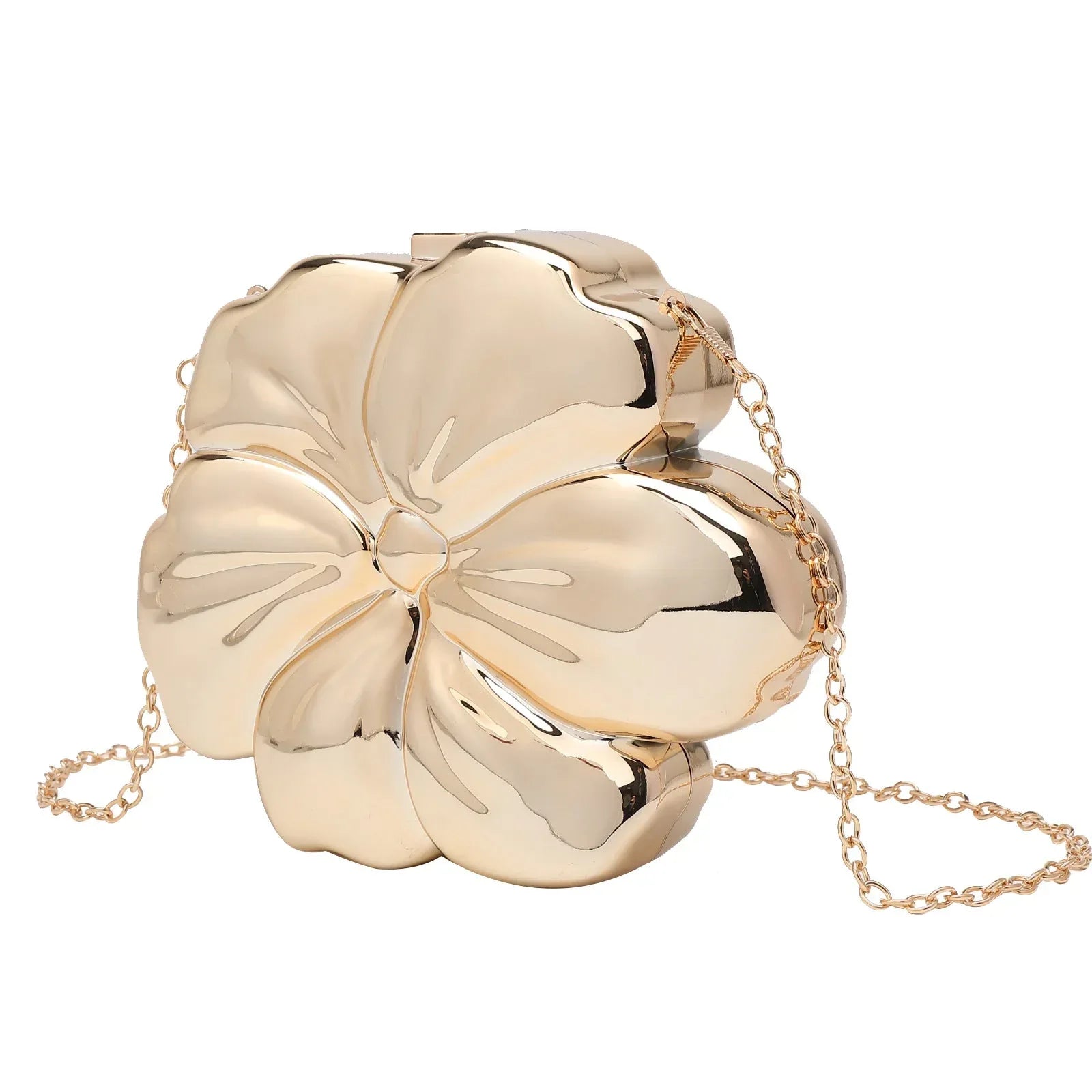 Flower Clutch Chain Crossbody Bag - Viexta