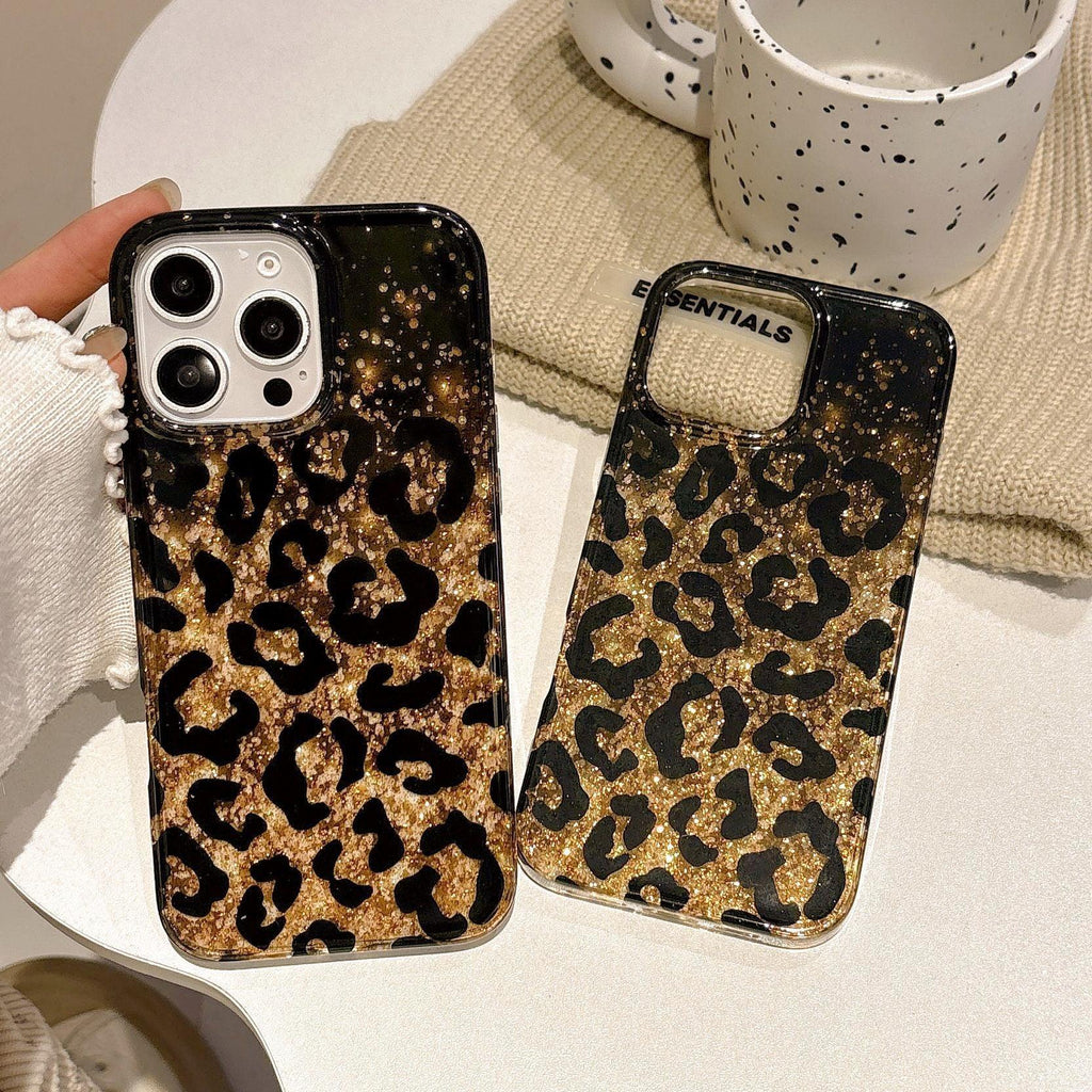 Leopard Print Drop-resistant iPhone Case - Viexta