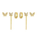 6piece Niche Stud Earrings - Viexta