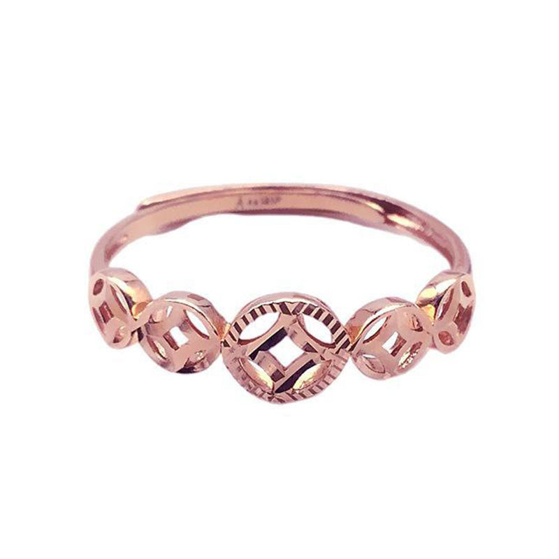 Russian Purple Coin Ring