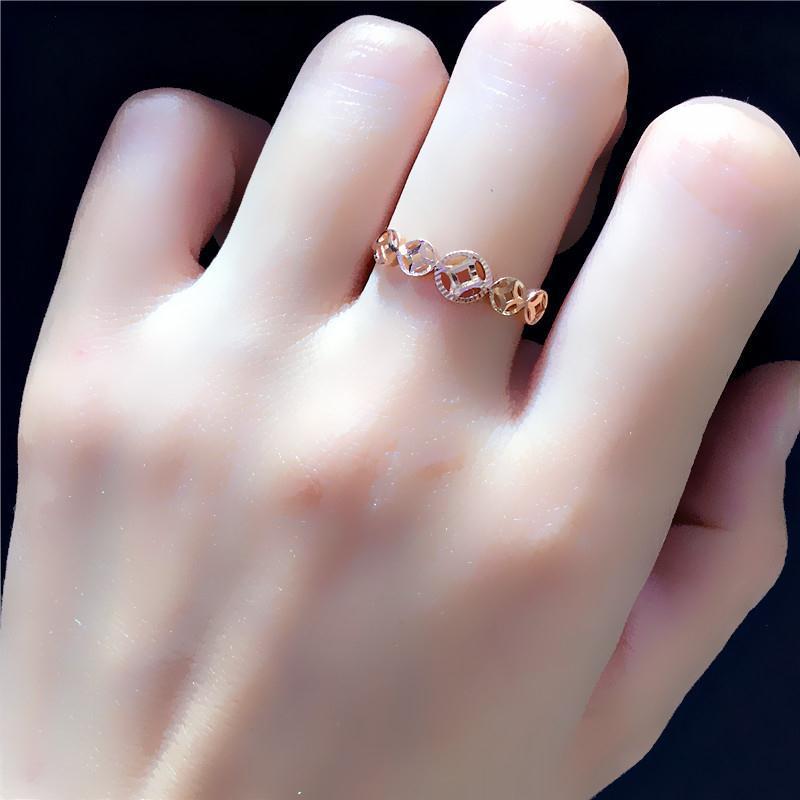 Russian Purple Coin Ring