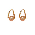 Champagne Pearl Ear Clip - Viexta