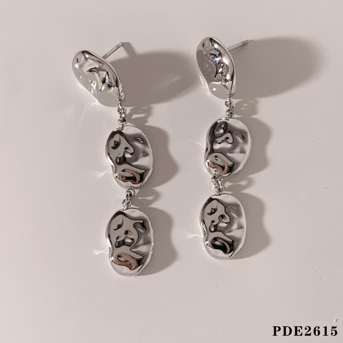 Stainless Steel Irregular Pendants Earrings