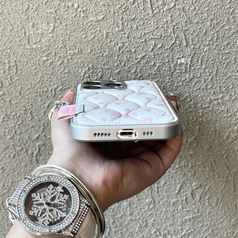 Down Jacket Small Floral iPhone Case - Viexta