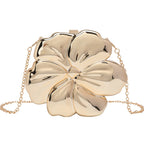 Flower Clutch Chain Crossbody Bag - Viexta