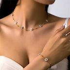 Women's Korean-style Fresh Flower Pearl Bracelet - Viexta