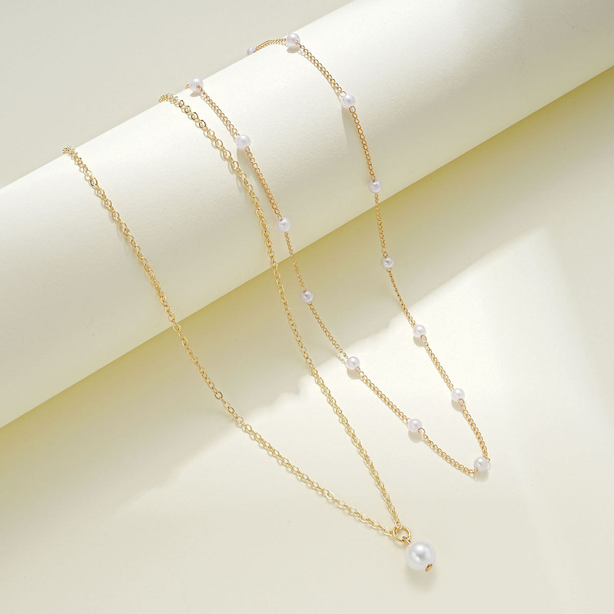 Baroque Pearl Double Layer Necklace